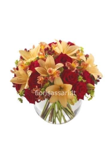 mazzo di lilium particolare